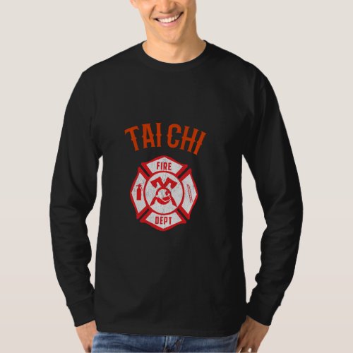 Firefighters Tai Chi Christmas  For First Responde T_Shirt