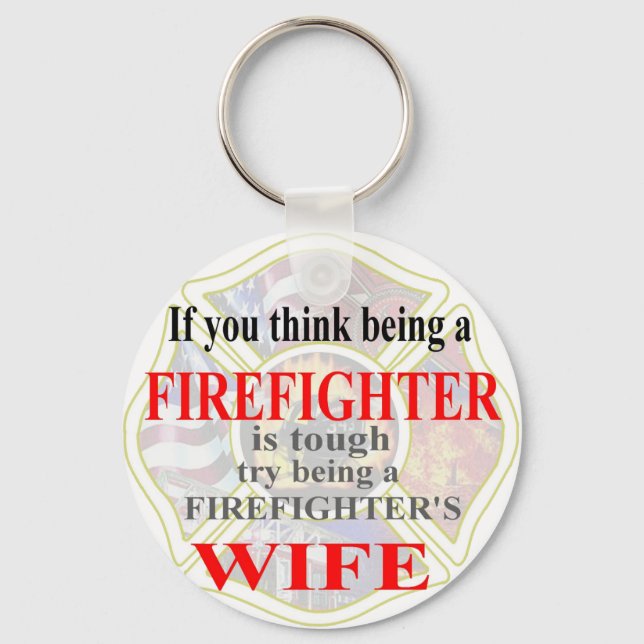 FIREFIGHTERS WIFE- KEYCHAIN (Front)