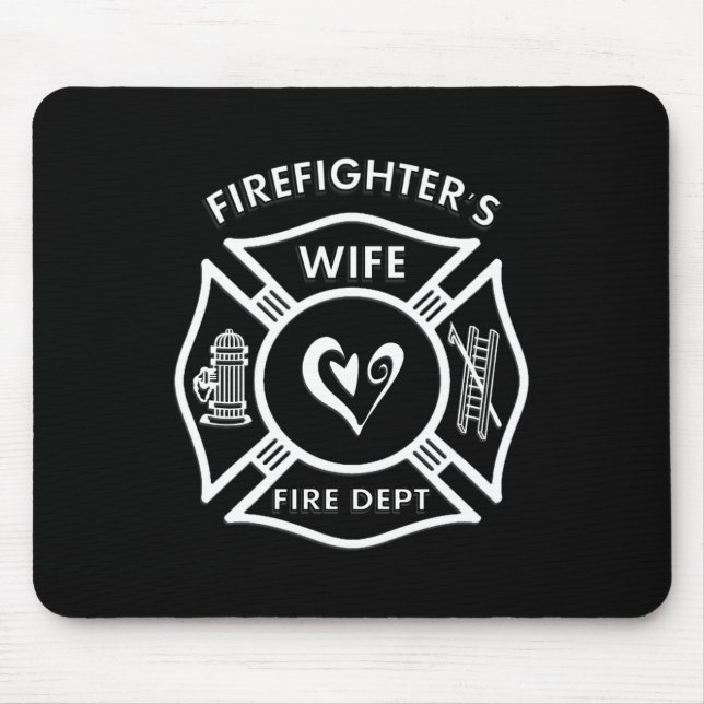 Firefighters Wife Mouse Pad (Front)
