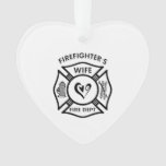 Firefighters Wife Ornament at Zazzle