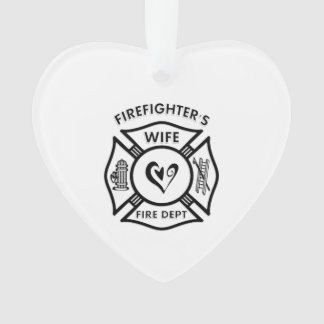 Firefighters Wife Ornament