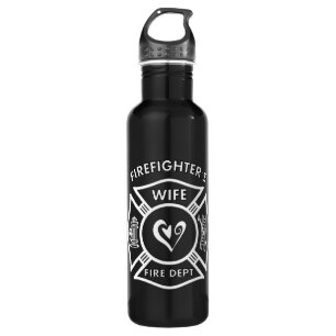 Firefighters Wife Water Bottle