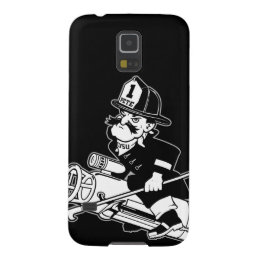 Firefighting Pete - Black and White Case For Galaxy S5