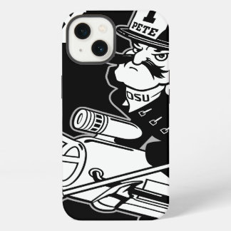 Firefighting Pete - Black and White iPhone 13 Case