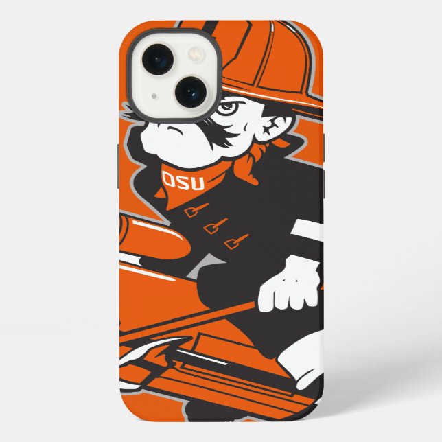Firefighting Pete - Color Iphone Case (Back)