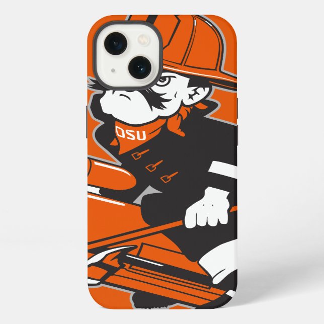 Firefighting Pete - Color Iphone Case (Back)