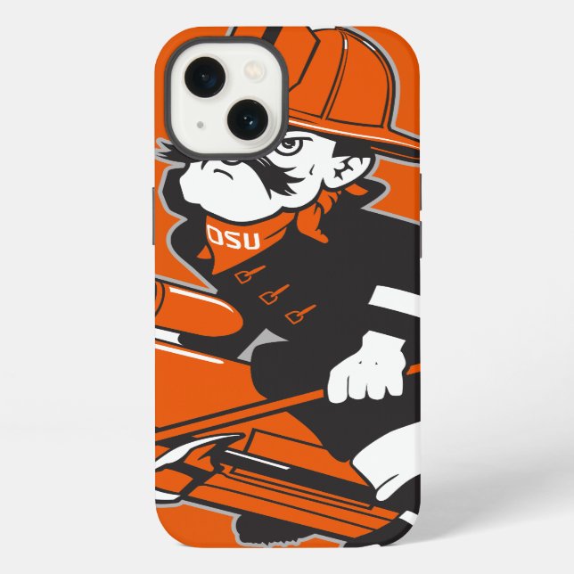 Firefighting Pete - Color Iphone Case (Back)