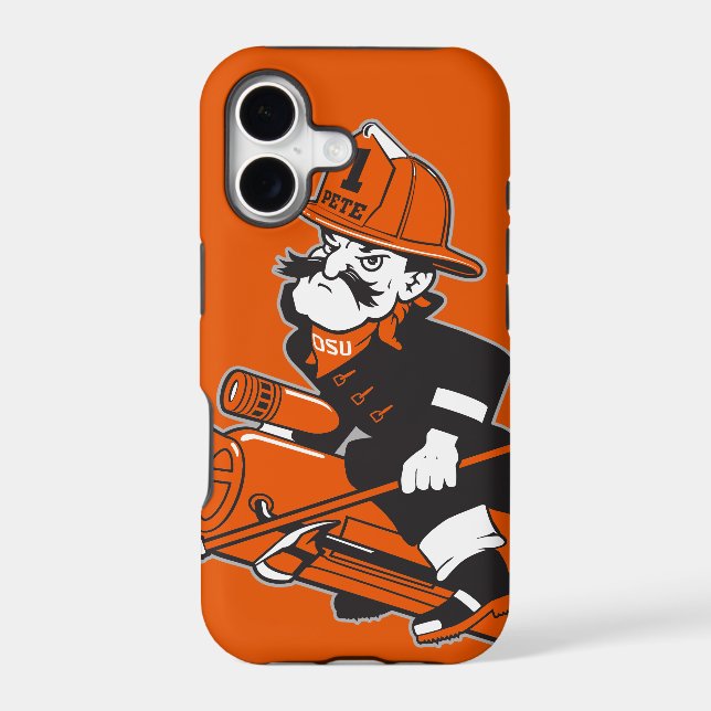 Firefighting Pete - Color Iphone Case (Back)