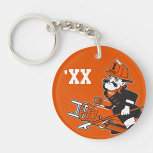 Firefighting Pete - Color Keychain