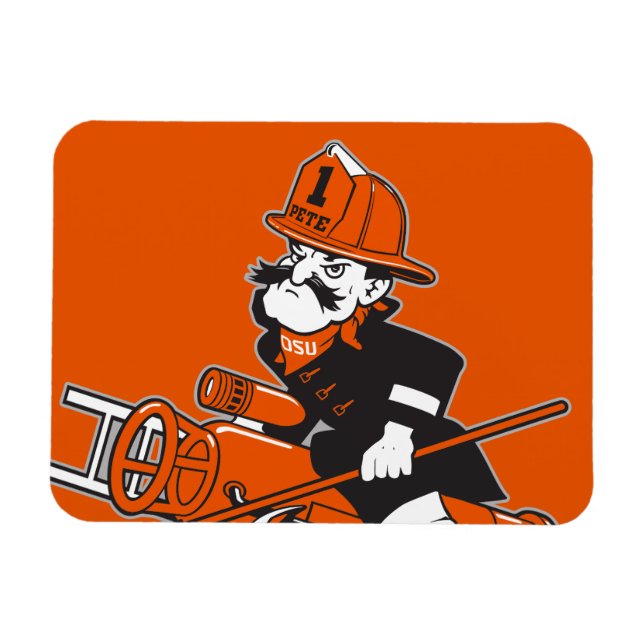 Firefighting Pete - Color Magnet (Horizontal)