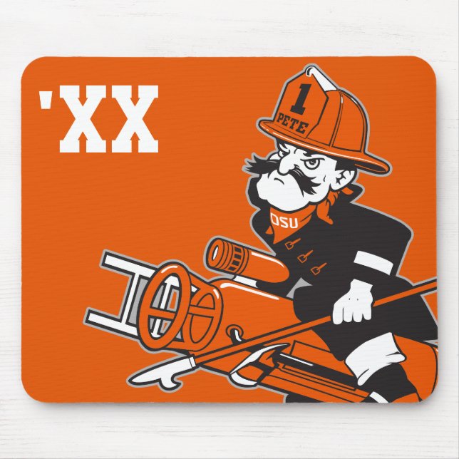 Firefighting Pete - Color Mouse Pad (Front)