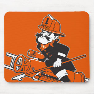 Firefighting Pete - Color Mouse Pad
