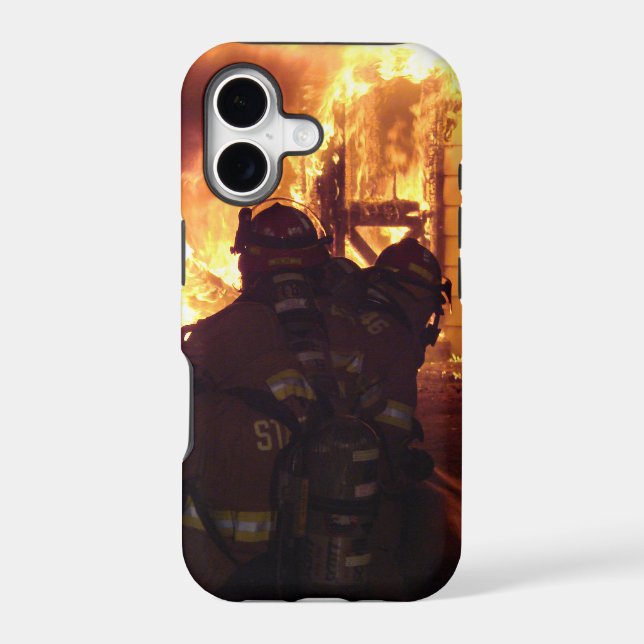 Firefighting Structure Fire Iphone Case (Back)