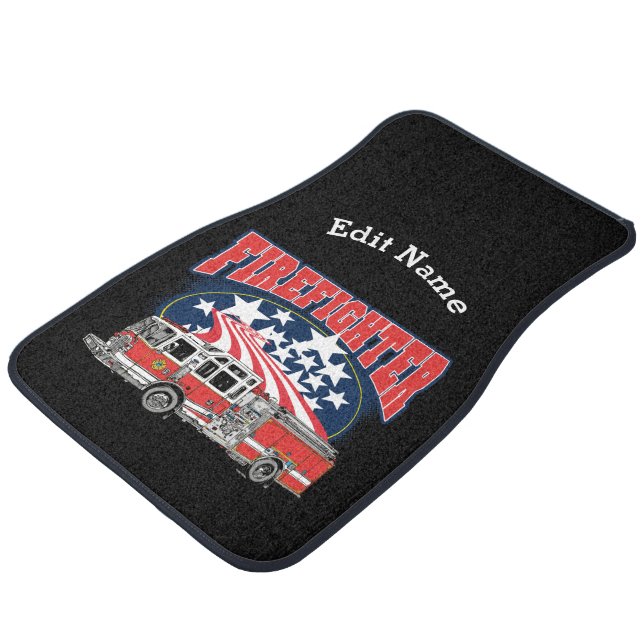 Firefighting Truck Car Mat (Angled)