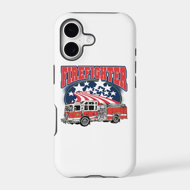 Firefighting Truck Iphone Case (Back)