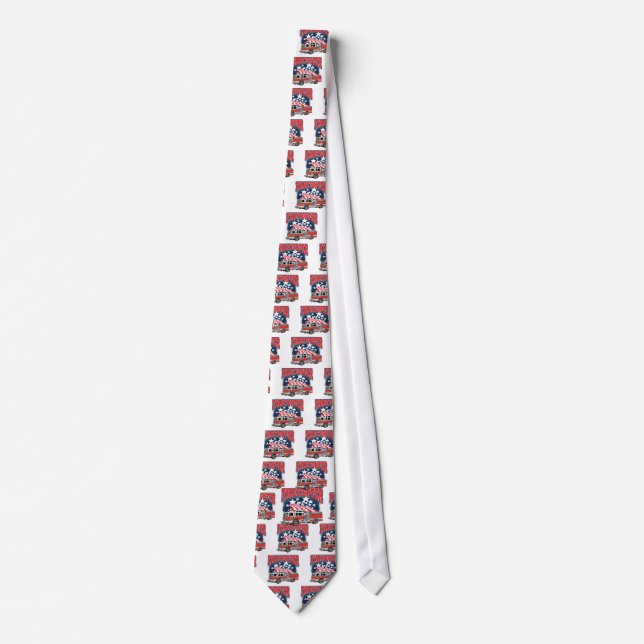 Firefighting Truck Neck Tie (Front)