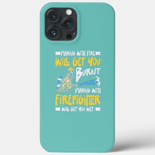 Firefighting Women Rescuer Fireman Firefighter iPhone 13 Pro Max Case