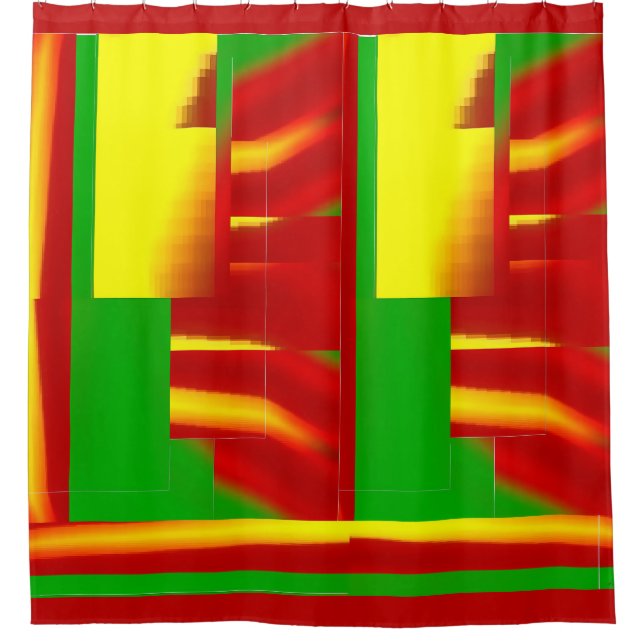 Fireflack Shower Curtain (Front)