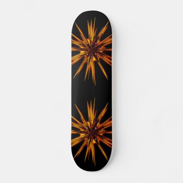 fireflake skateboard deck (Front)