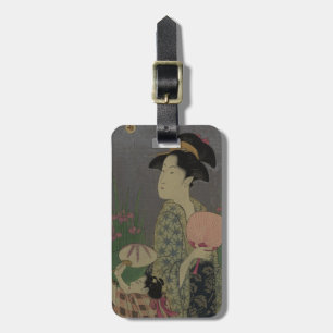 Fireflies, 1793 (colour woodcut) luggage tag