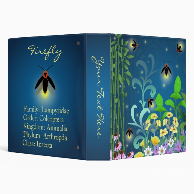 Fireflies   3 ring binder (Background)