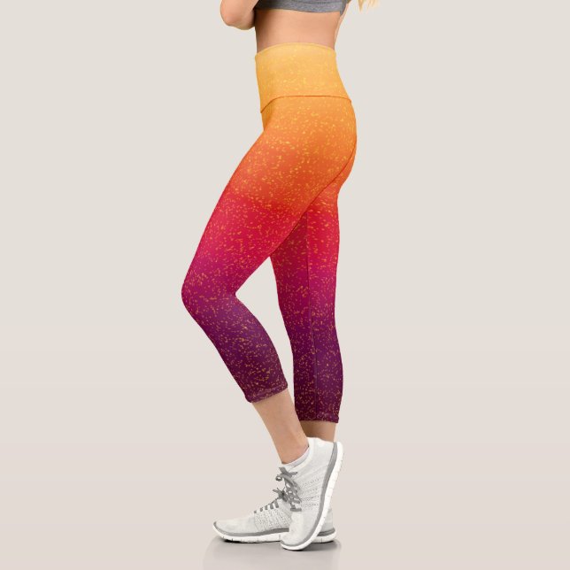 Fireflies at afternoon capri leggings (Left)