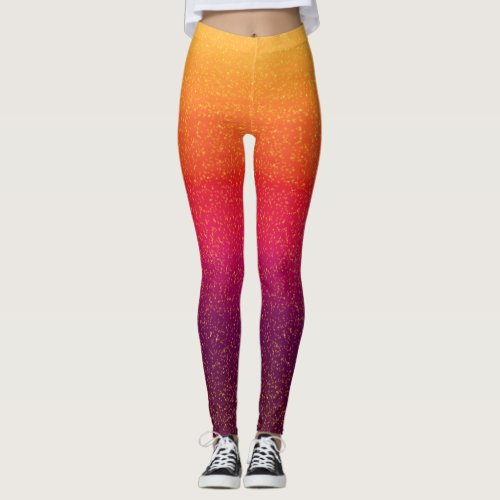 Fireflies at afternoon leggings