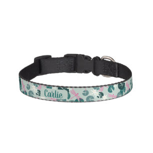 Fireflies Dog Collar with Name - Pet Collar