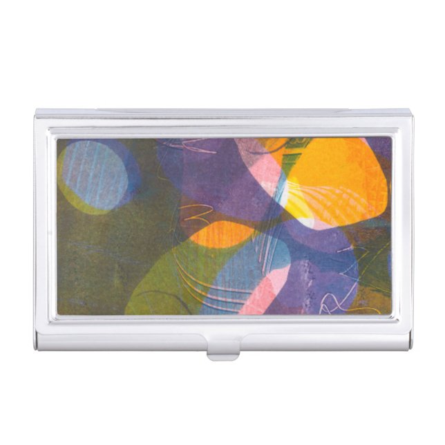 Fireflies I Business Card Holder (Front)