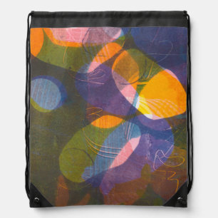 Fireflies I Drawstring Bag