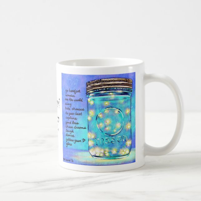 Fireflies in Jar Mug ~ Double Sided Version! (Right)