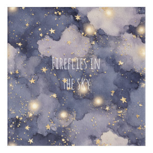 Fireflies in the Sky Stars Acrylic Print