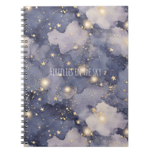 Fireflies in the Sky Stars Notebook