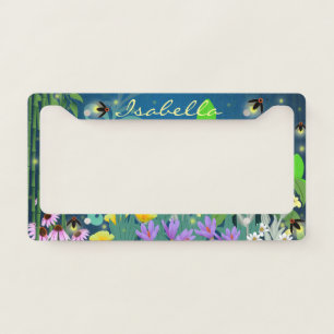Fireflies License Plate Frame