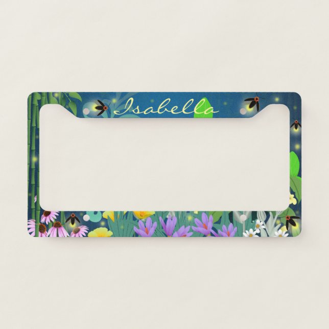 Fireflies License Plate Frame (Front)