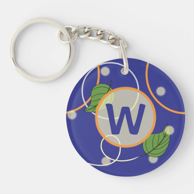 Fireflies Over Water Acrylic Keychain (Front)