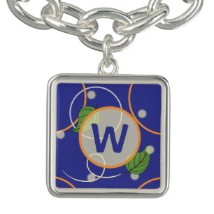 Fireflies Over Water Charm Bracelet