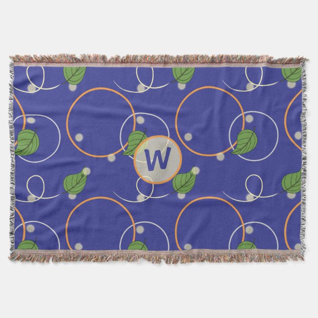 Fireflies Over Water Throw Blanket (Front)