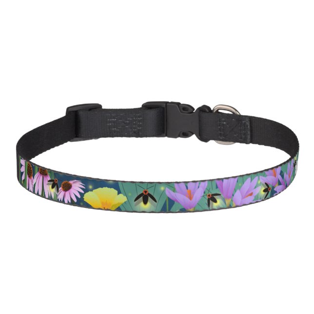 Fireflies Pet Collar (Front)