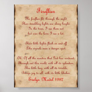 Fireflies Poster
