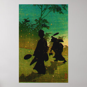 Fireflies Takahashi Hiroaki 1930s Poster
