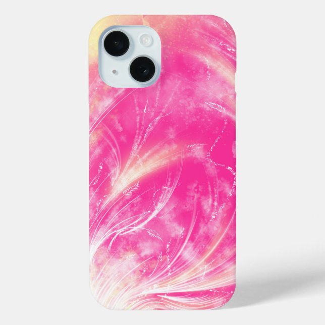 Fireflies & Tall Grass iPhone 15 Case  (Back)
