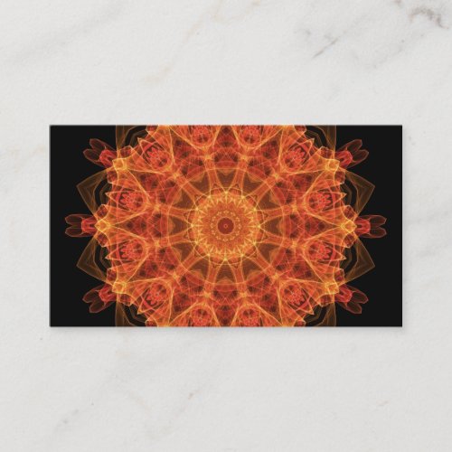 Fireflower Kaleidoscope Business Card