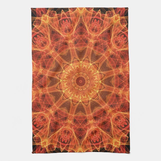 fireflower kitchen towel (Vertical)