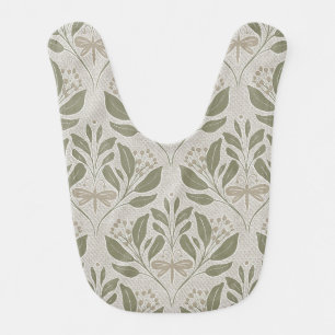 Firefly baby girl bib