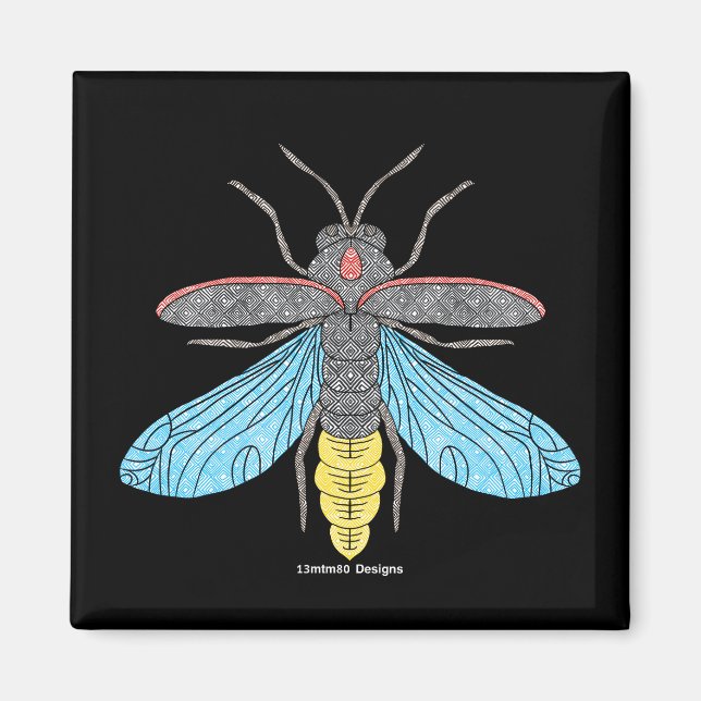 Firefly (black) - Magnet (Front)