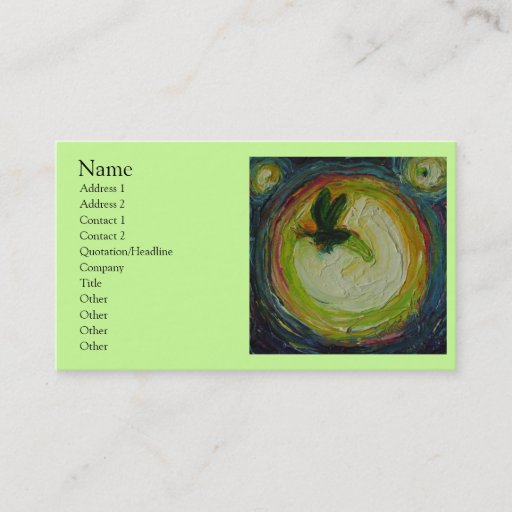 Customizable Firefly Business Card