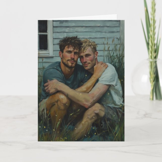 Firefly Cuddle at Twilight Card (Front)