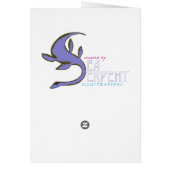 Firefly Dancing on Flowers Cards (Back)
