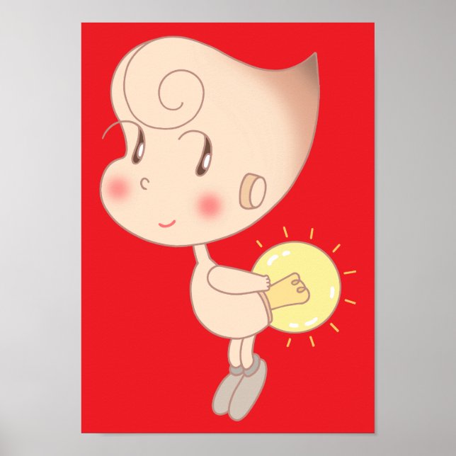 Firefly fairy that illuminates the heart. poster (Front)